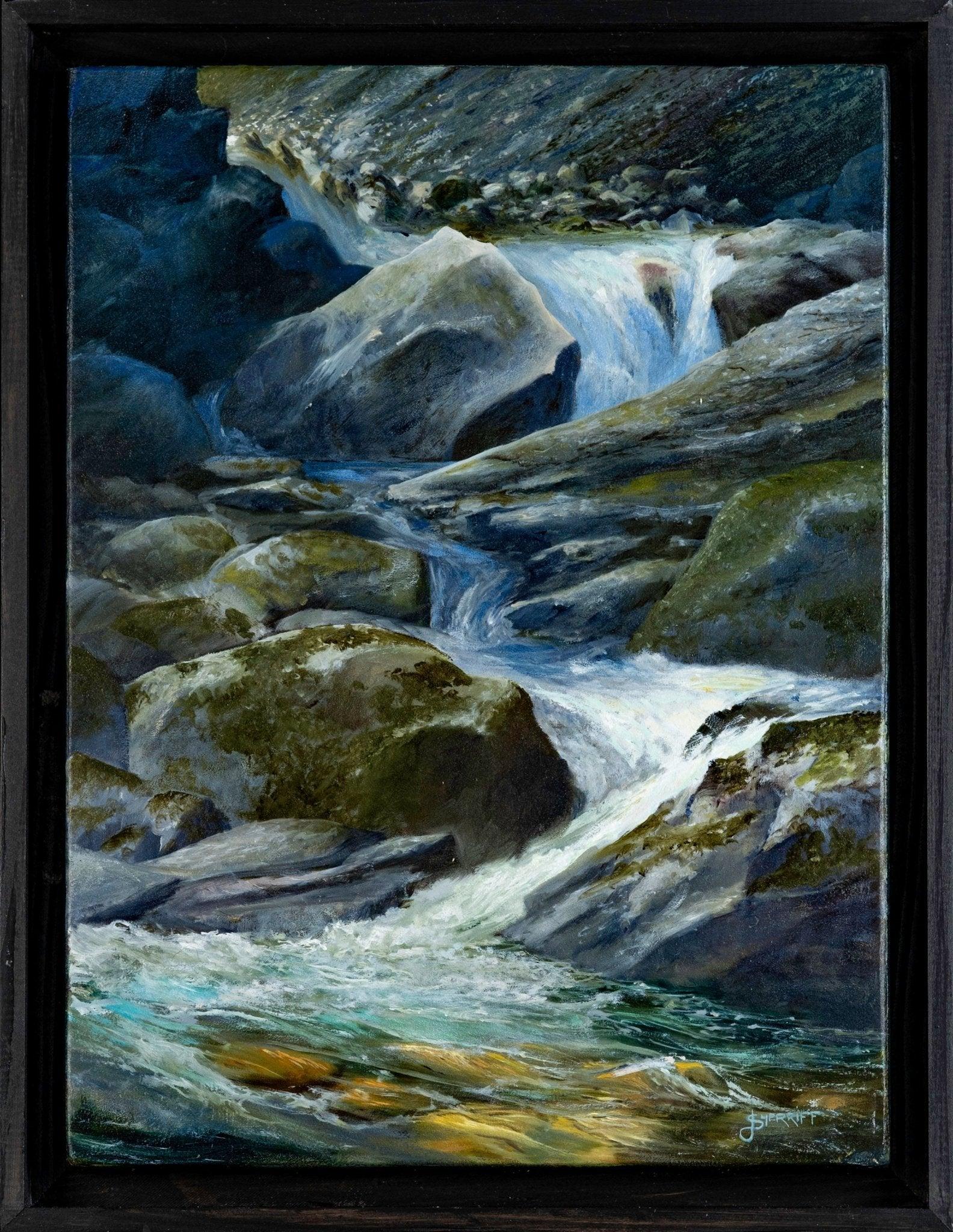 Lumière du matin — Peinture à l'huile — par Joseph E. Sherriff