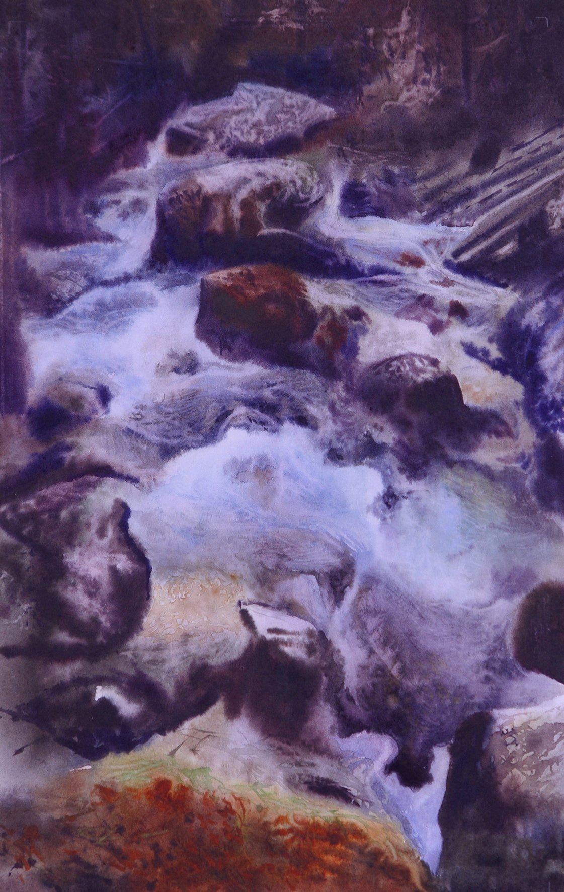 Dans les gorges du Guiers Mort - Galerie Joseph Eric Sherriff