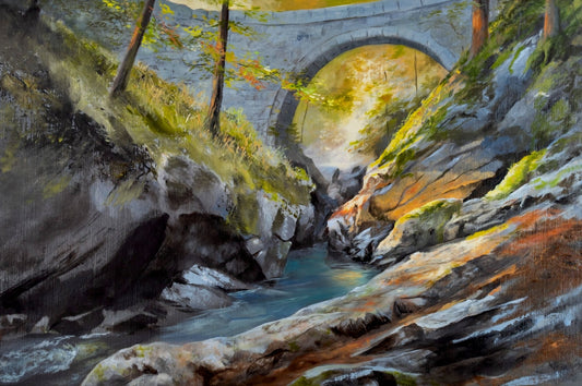 Sous le Pont Peirant - Galerie Joseph Eric Sherriff
